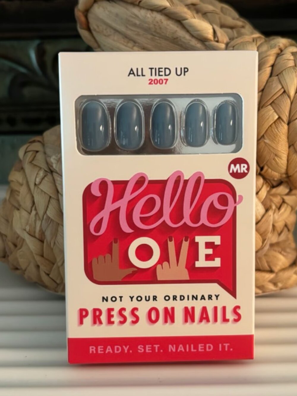 Hello Love All Tied Up Press On Nails